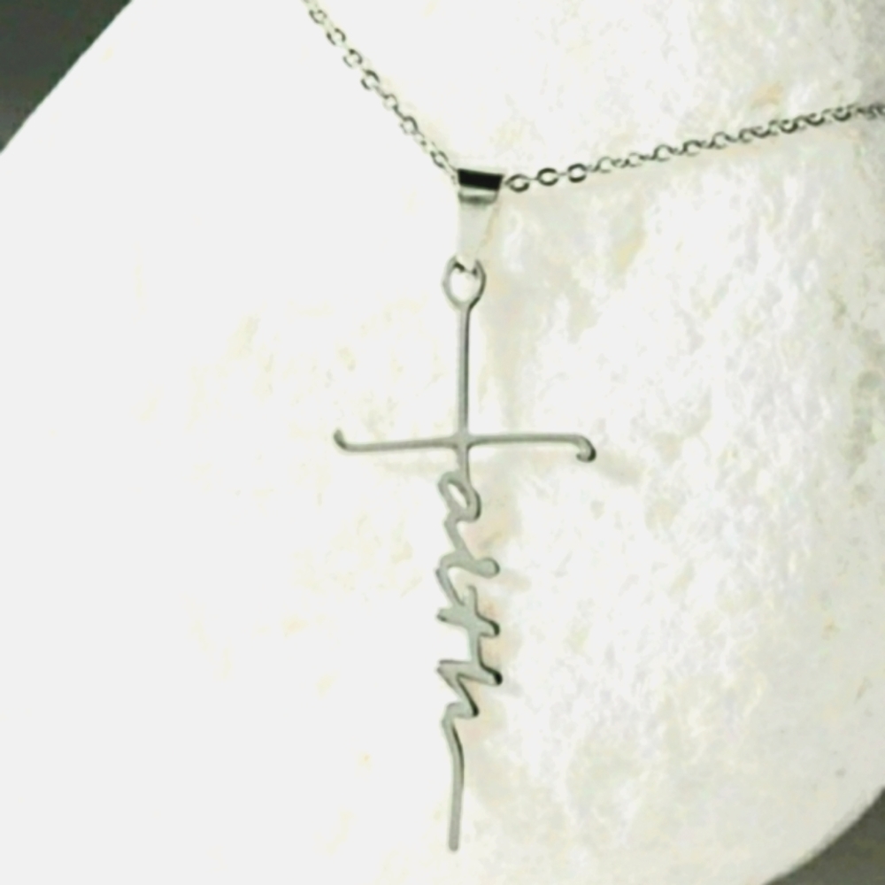 New!!! Faith cross Necklace